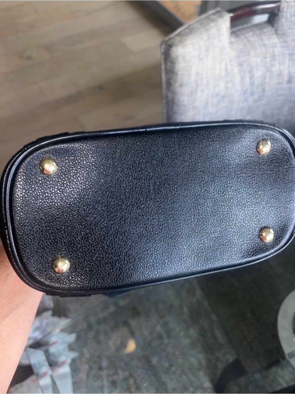 MCM All Leather Studded Tote Bag - EUC - Picture 6 of 8